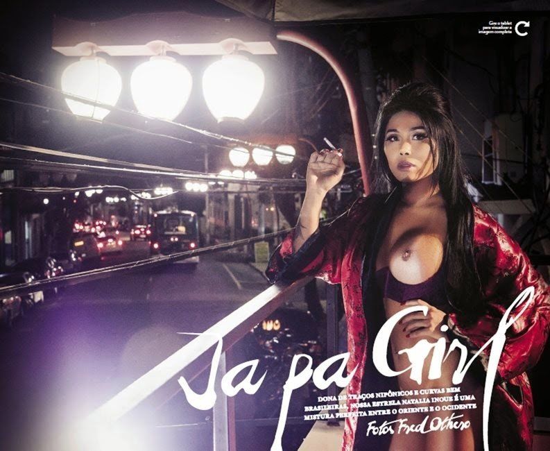 PlayBoy de setembro com a gata oriental Natalia Inoue