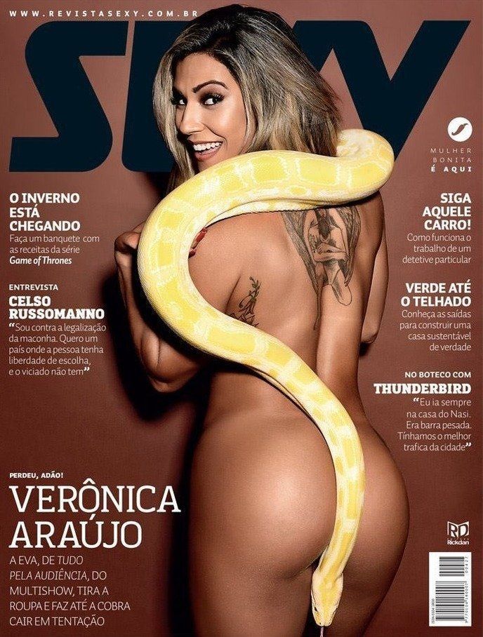 Revista sexy mês Julho 2015 – Verônica Araújo peladinha