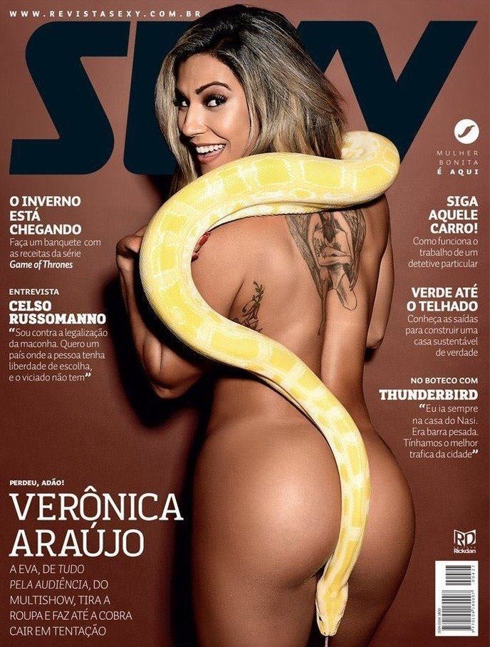 Revista sexy mês Julho 2015 - Verônica Araújo peladinha