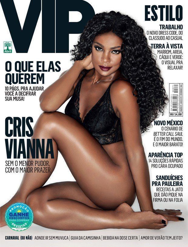 Cris Vianna pelada na revista vip fevereiro de 2016 (1)