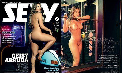 Geisy Arruda pelada na revista Sexy Abril 2016