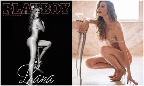 Luana Piovani pelada na revista Playboy