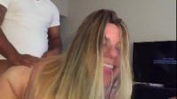 Pornô Amador com Gordinha Loira Fudendo com Negão