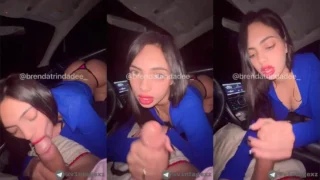 Privacy Brenda Trindade dentro do carro chupando a piroca