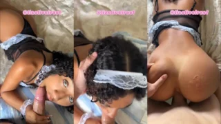 Liz Oliveira fodendo gostoso com roupa de empregada