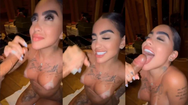 Mc Mirella boquete molhado e babado na piroca do sortudo