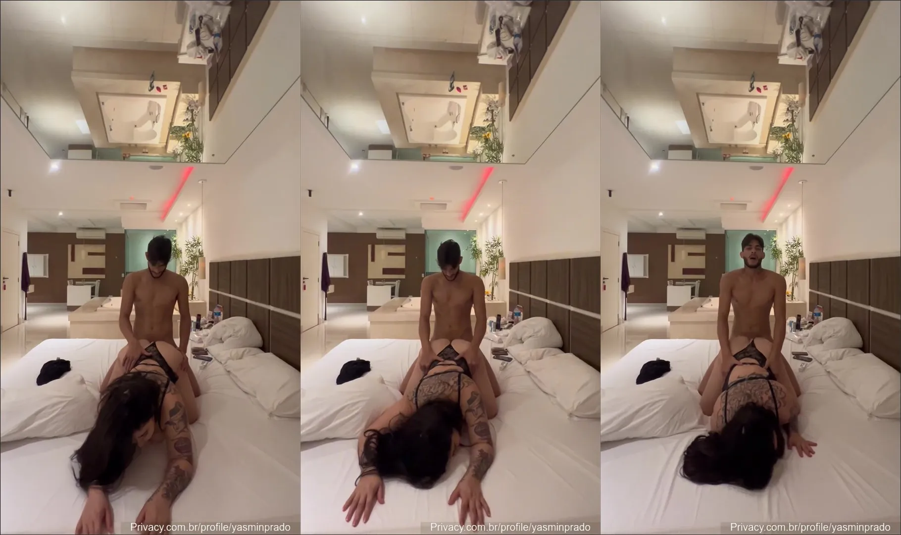 Yasmin Prado nua de quatro dando sua bucetinha